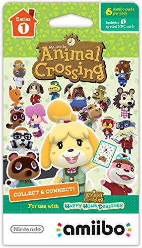 Nintendo Animal Crossing amiibo Cards Series 1, 2, 3, 4 for Nintendo Wii U and 3DS, 1-Pack (6 Cards/Pack) (Bundle) Includes 24 Cards Total