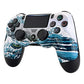 eXtremeRate The Great Wave Patterned Front Housing Shell Case, Glossy Faceplate Cover Replacement Kit for Playstation 4 PS4 Slim PS4 Pro CUH-ZCT2 JDM-040/050/055 Controller - Controller NOT Included