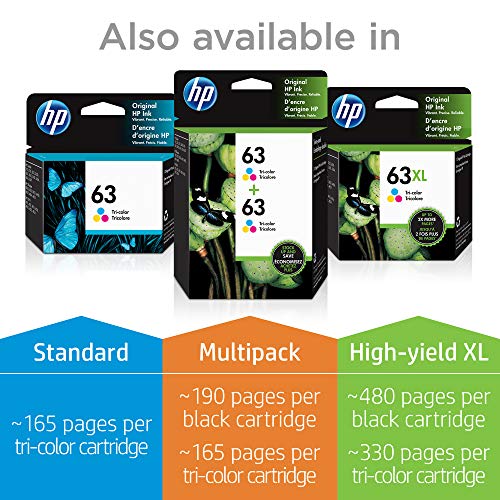 HP 63 | Ink Cartridge | Black | F6U62AN