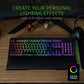 Razer Ornata Chroma Gaming Keyboard: Hybrid Mechanical Key Switches - Customizable Chroma RGB Lighting - Individually Backlit Keys - Detachable Plush Wrist Rest - Programmable Macro Functionality