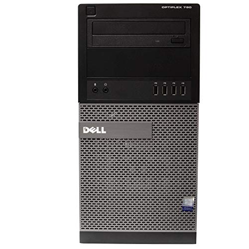 Dell Gaming Desktop Computer Tower PC, Intel Quad Core i5 3.2GHz, 16GB RAM, 128GB SSD + 500GB Hard Drive, Windows 10 Home, Nvidia GT1030 Graphics Card, Wireless Keyboard & Mouse, HDMI, Wi-Fi (Renewed)