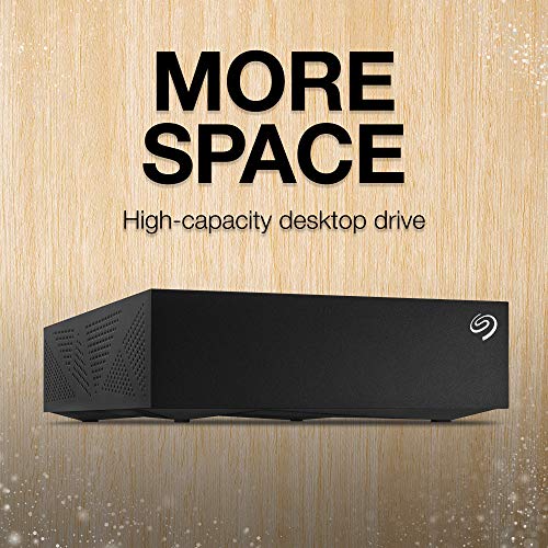 Seagate Desktop 8TB External Hard Drive HDD – USB 3.0 For PC Laptop And Mac, 1-year Rescue Service (STGY8000400) Black