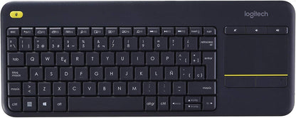 Logitech K400 Plus Wireless Touch TV Keyboard with Easy Media Control and Built-In Touchpad