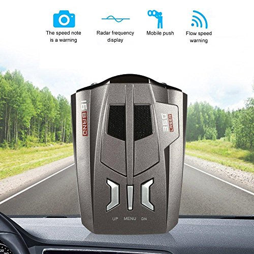 Radar Detector, Voice Alert and Car Speed Alarm System with 360 Degree Detection, Radar Detectors for Cars