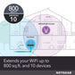 NETGEAR Wi-Fi Range Extender EX2700 - Coverage Up to 800 Sq Ft and 10 devices with N300 Wireless Signal Booster & Repeater (Up to 300Mbps Speed), and Compact Wall Plug Design