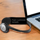 Panasonic Headphones On-Ear Lightweight with XBS RP-HT21 (Black & Silver)