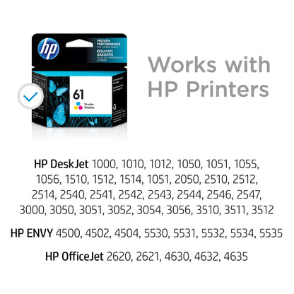 HP 61 | Ink Cartridge | Tri-color | CH562WN