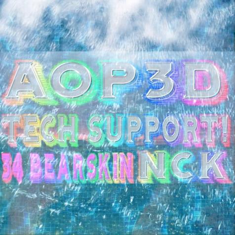 Aop3d unlimited tech support!